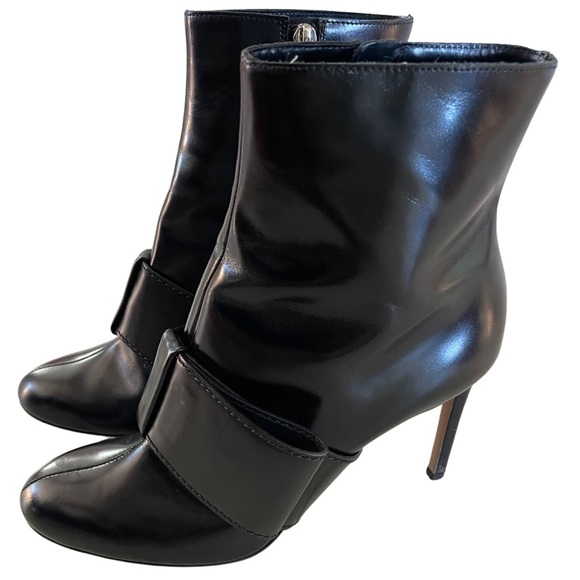Valentino Garavani Black Boots Booties - Picture 2 of 8
